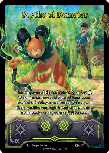 Scythe of Demeter (KSA-17), Awakened Promos — Elestrals card price