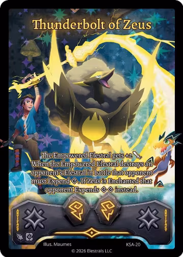 Thunderbolt of Zeus (KSA-20), Awakened Promos — Elestrals card price