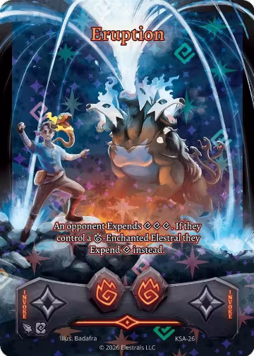 Eruption (KSA-26), Awakened Promos — Elestrals card price
