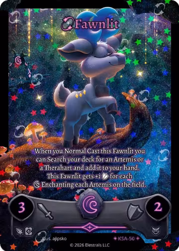 Fawnlit (Stellar) (KSA-50), Awakened Promos — Elestrals card price