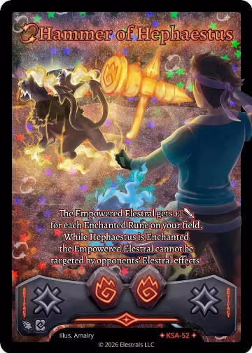 Hammer of Hephaestus (Stellar) (KSA-52), Awakened Promos — Elestrals card price
