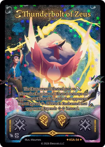Thunderbolt of Zeus (Stellar) (KSA-54), Awakened Promos — Elestrals card price