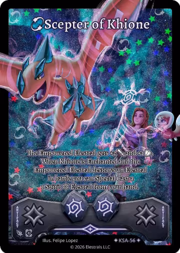 Scepter of Khione (Stellar) (KSA-56), Awakened Promos — Elestrals card price