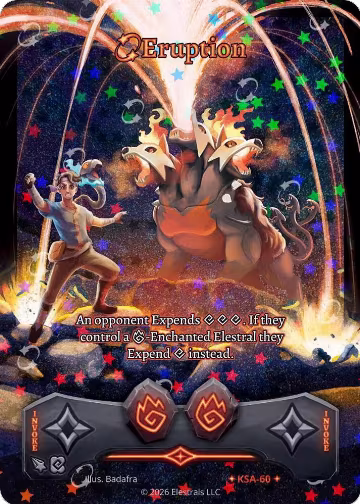 Eruption (Stellar) (KSA-60), Awakened Promos — Elestrals card price