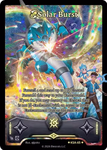 Solar Burst (Stellar) (KSA-65), Awakened Promos — Elestrals card price