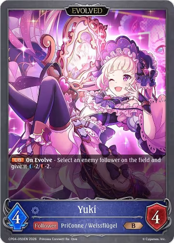 Yuki (Evolved) (CP04-050EN), Princess Connect! Re:Dive — Shadowverse card price