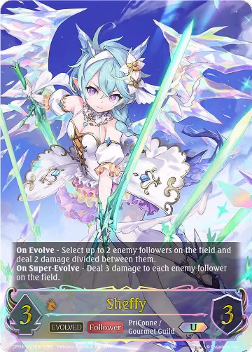 Sheffy (Evolved) (U) (CP04-U07EN), Princess Connect! Re:Dive — Shadowverse card price