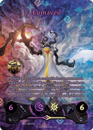 Lumaveil (DCP-26), Divine Champions: Sunstrike Promos — Elestrals card price