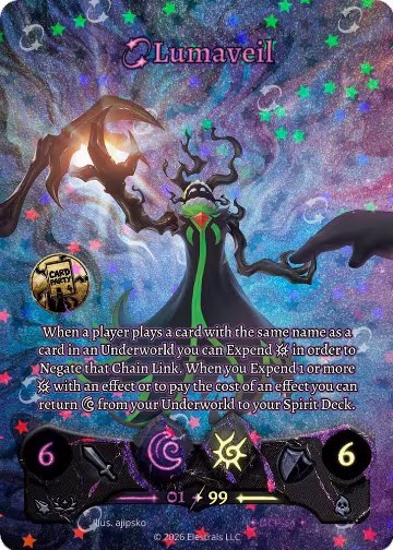 Lumaveil (Serialized) (DCP-S1), Divine Champions: Sunstrike Promos — Elestrals card price