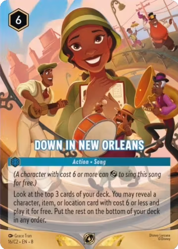 Down in New Orleans (16), Disney Lorcana Promo Cards — Lorcana card price