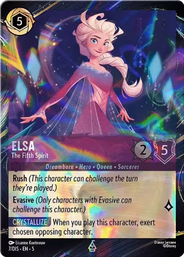 Elsa - The Fifth Spirit (Magical Places Promo) (7), Disney Lorcana Promo Cards — Lorcana card price