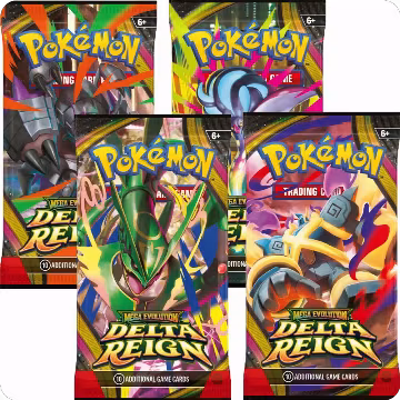 Delta Reign Booster Pack Art Bundle [Set of 4], Delta Reign — Pokémon sealed product price