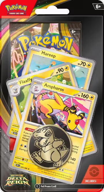 Delta Reign Premium Checklane Blister [Ampharos Line], Delta Reign — Pokémon sealed product price