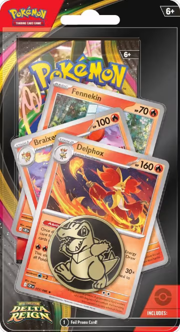 Delta Reign Premium Checklane Blister [Delphox Line], Delta Reign — Pokémon sealed product price