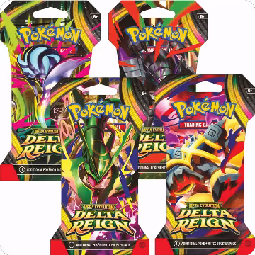 Delta Reign Sleeved Booster Pack Art Bundle [Set of 4], Delta Reign — Pokémon sealed product price