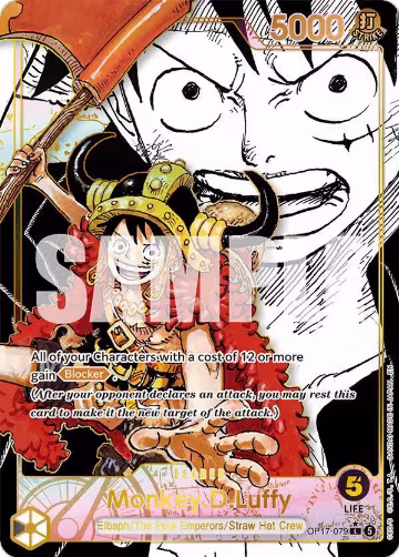 Monkey.D.Luffy (079) (Super Leader Alternate Art) (OP17-079) — card price