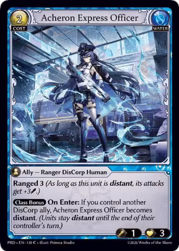 Acheron Express Officer (138), .asphodel/paradise — Grand Archive card price