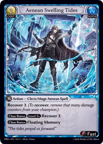 Aenean Swelling Tides (143), .asphodel/paradise — Grand Archive card price