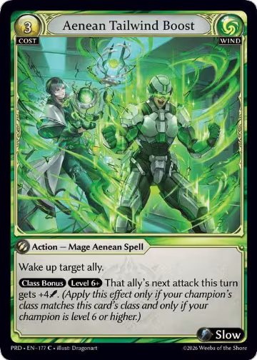 Aenean Tailwind Boost (177), .asphodel/paradise — Grand Archive card price