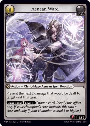 Aenean Ward (027), .asphodel/paradise — Grand Archive card price