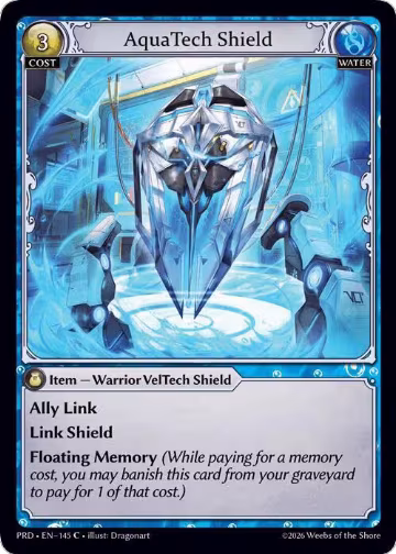 AquaTech Shield (145), .asphodel/paradise — Grand Archive card price