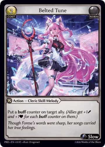 Belted Tune (033), .asphodel/paradise — Grand Archive card price