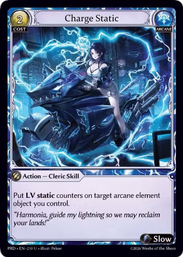 Charge Static (210), .asphodel/paradise — Grand Archive card price