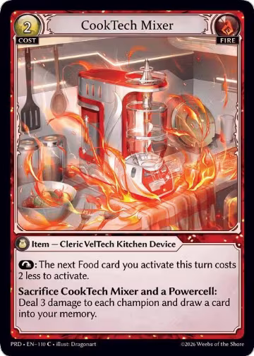 CookTech Mixer (110), .asphodel/paradise — Grand Archive card price