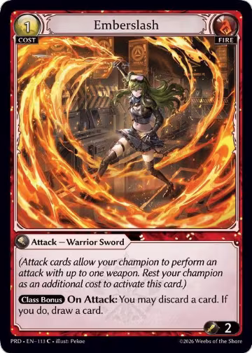 Emberslash (113), .asphodel/paradise — Grand Archive card price