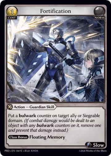 Fortification (060), .asphodel/paradise — Grand Archive card price