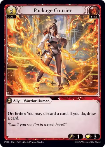 Package Courier (126), .asphodel/paradise — Grand Archive card price