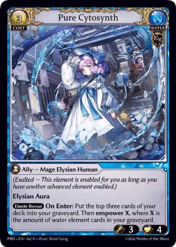 Pure Cytosynth (162), .asphodel/paradise — Grand Archive card price