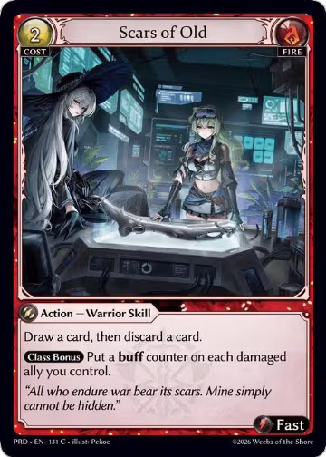 Scars of Old (131), .asphodel/paradise — Grand Archive card price