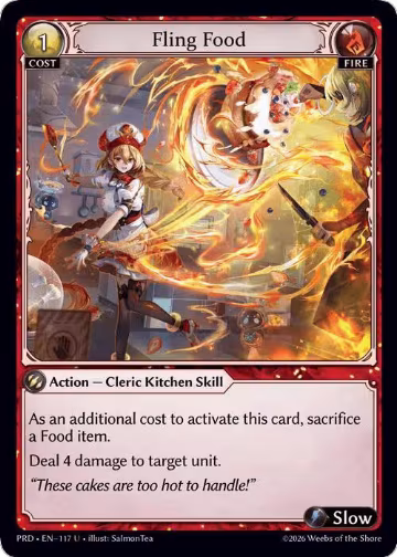 Fling Food (Interference Curio Foil) (117), .asphodel/paradise — Grand Archive card price