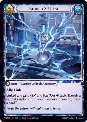 Brooch X Ultra (050), .asphodel/paradise Starter Decks — Grand Archive card price