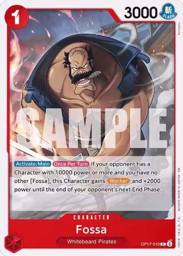 Fossa (OP17-010), The World's Strongest Warriors — One Piece card price
