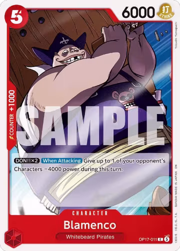 Blamenco (OP17-011), The World's Strongest Warriors — One Piece card price