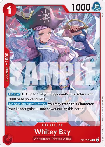 Whitey Bay (OP17-014), The World's Strongest Warriors — One Piece card price