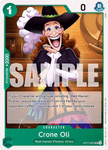 Crone Oli (OP17-021), The World's Strongest Warriors — One Piece card price