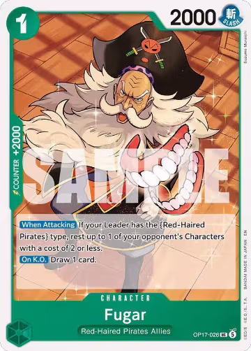 Fugar (OP17-026), The World's Strongest Warriors — One Piece card price