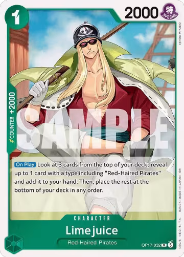 Limejuice (OP17-032), The World's Strongest Warriors — One Piece card price