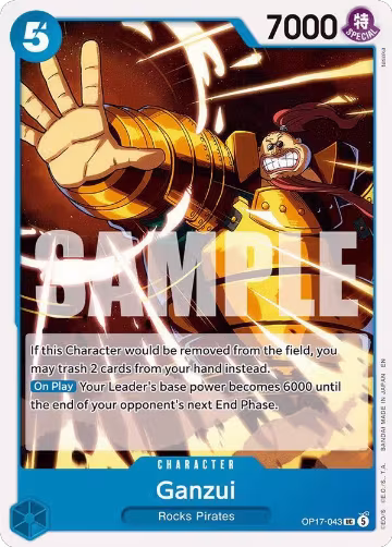 Ganzui (OP17-043), The World's Strongest Warriors — One Piece card price