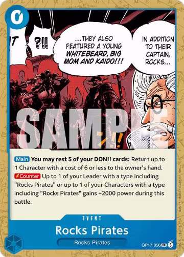 Rocks Pirates (OP17-056), The World's Strongest Warriors — One Piece card price