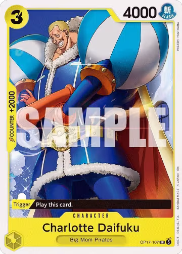 Charlotte Daifuku (OP17-107), The World's Strongest Warriors — One Piece card price