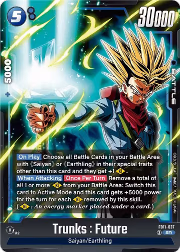 Trunks : Future - FB11-037 (FB11-037), Brightness of Hope — DB Fusion card price