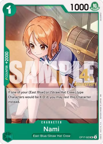 Nami (023) (OP17-023), The World's Strongest Warriors Release Event Cards — One Piece card price