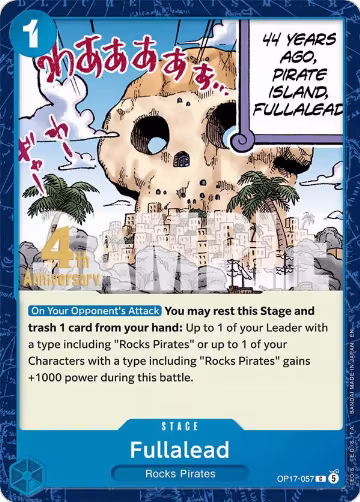 Fullalead (OP17-057), The World's Strongest Warriors Release Event Cards — One Piece card price