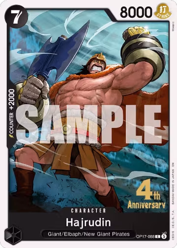 Hajrudin (OP17-088), The World's Strongest Warriors Release Event Cards — One Piece card price