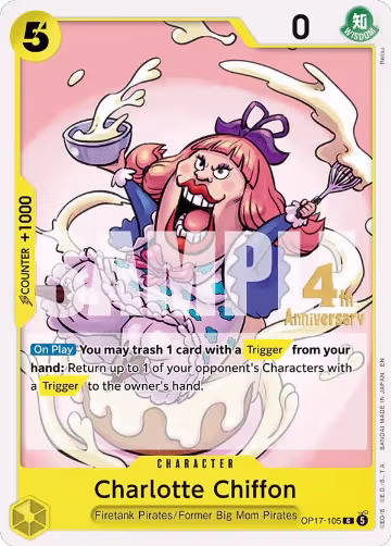 Charlotte Chiffon (OP17-105), The World's Strongest Warriors Release Event Cards — One Piece card price