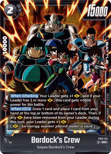 Bardock's Crew - FB11-114 (FB11-114), Brightness of Hope — DB Fusion card price